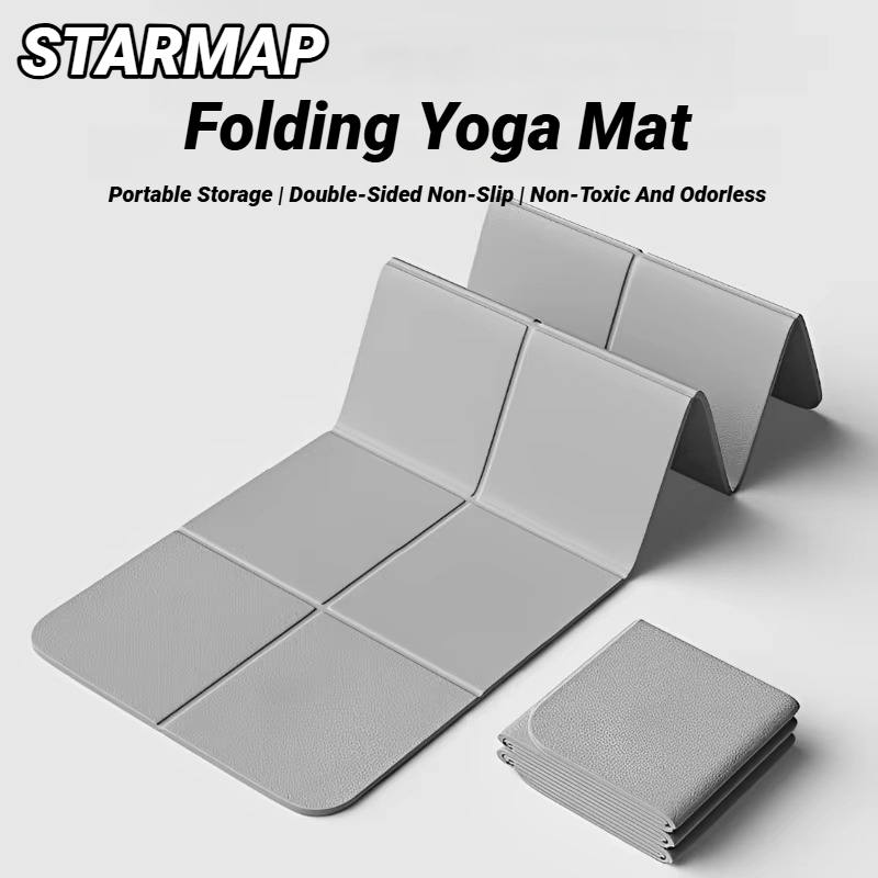 Pilates Yoga Shoes - Foldable Yoga Mat Eco Friendly Tpe