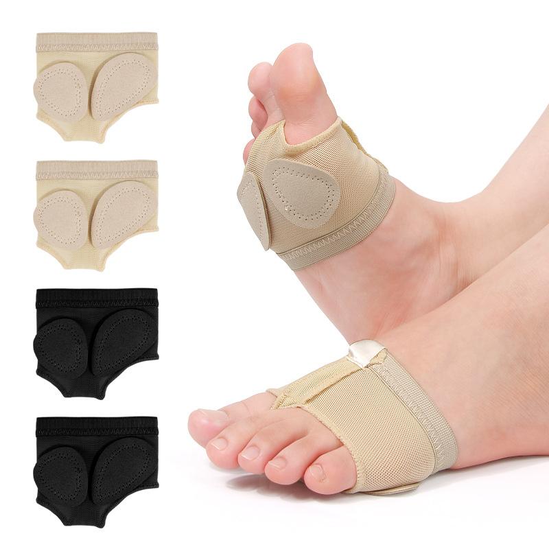 Pilates Yoga Shoes - Forefoot Pad Ballet 1Pair Half Shoes
