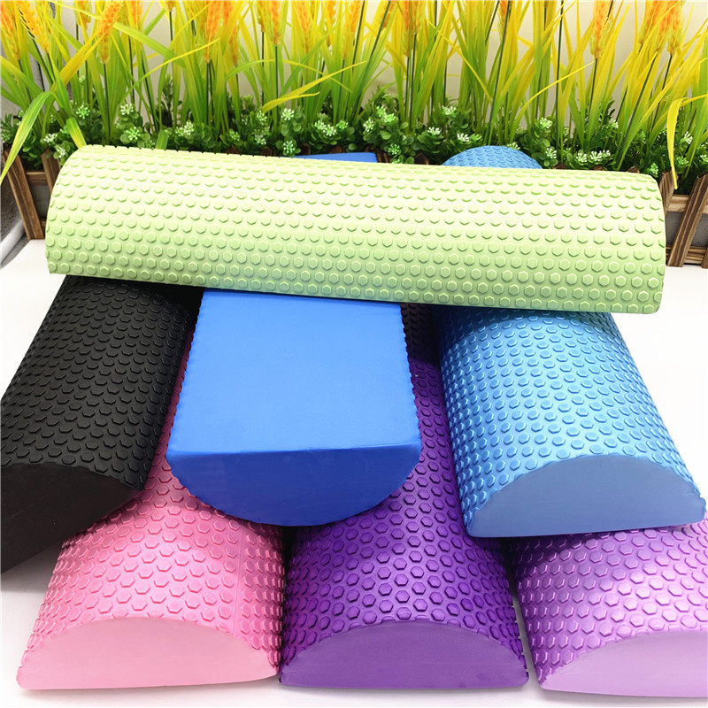 Pilates Yoga Equipment - 30/45cm Half Round EVA Massage Foam