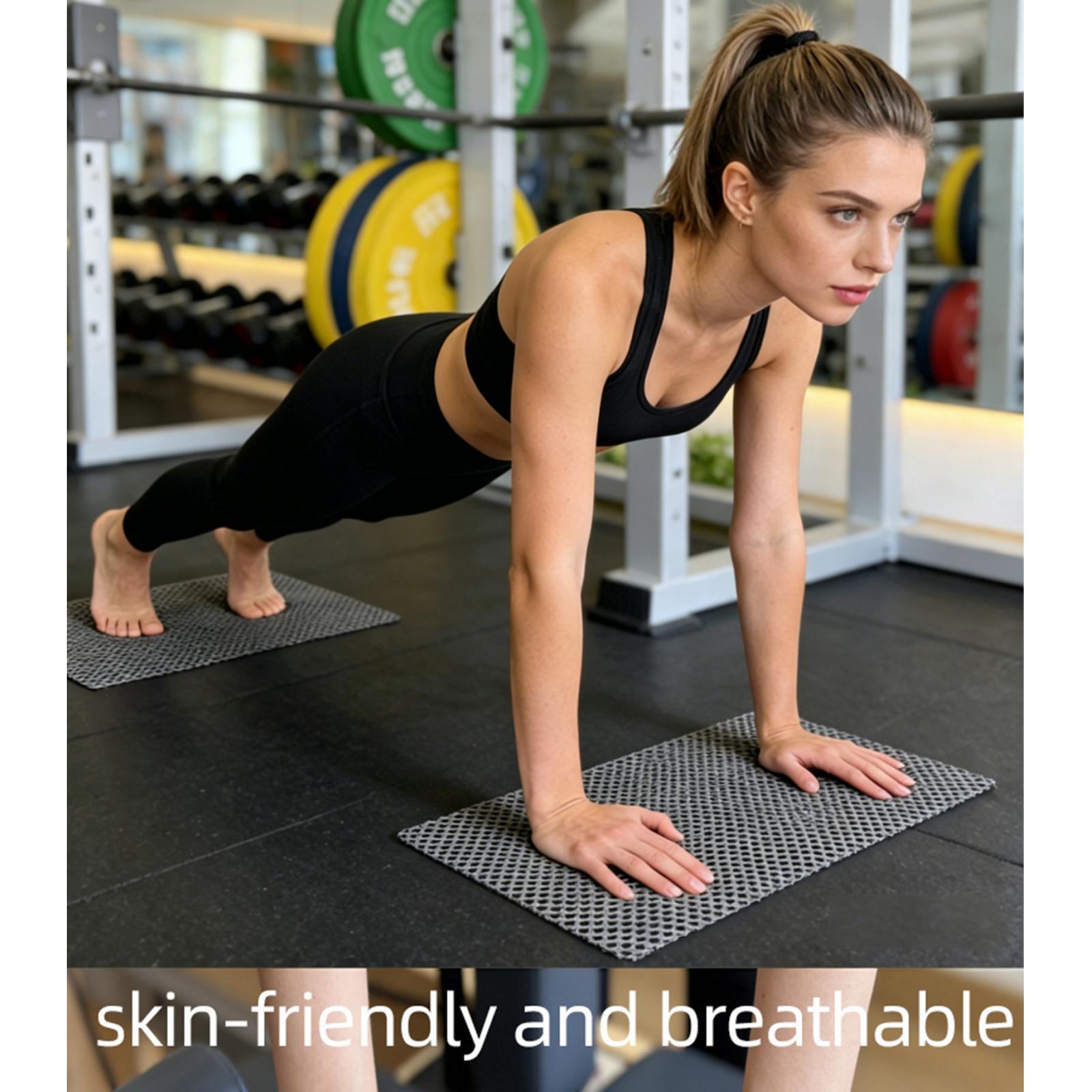 Pilates Yoga Equipment - 2Pcs/Set Pilates Nonslip Mat Stable PVC