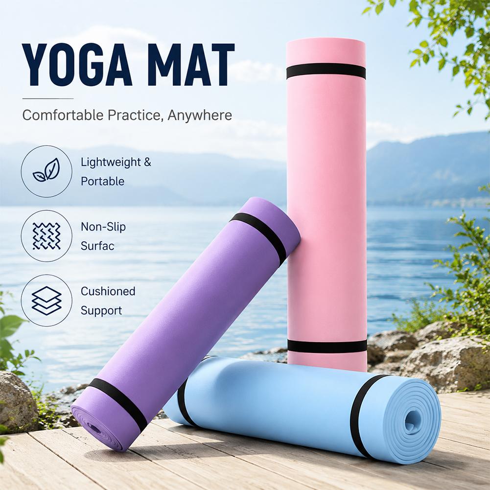 Pilates Yoga Shoes - 1/2Pcs Thick Yoga Mat Anti-skid Sports