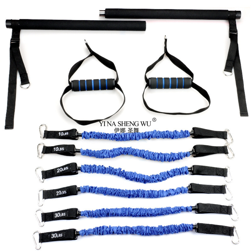 Pilates And Yoga Combined - Multifunctional Adjustable Pilates Rod Elastic Rope