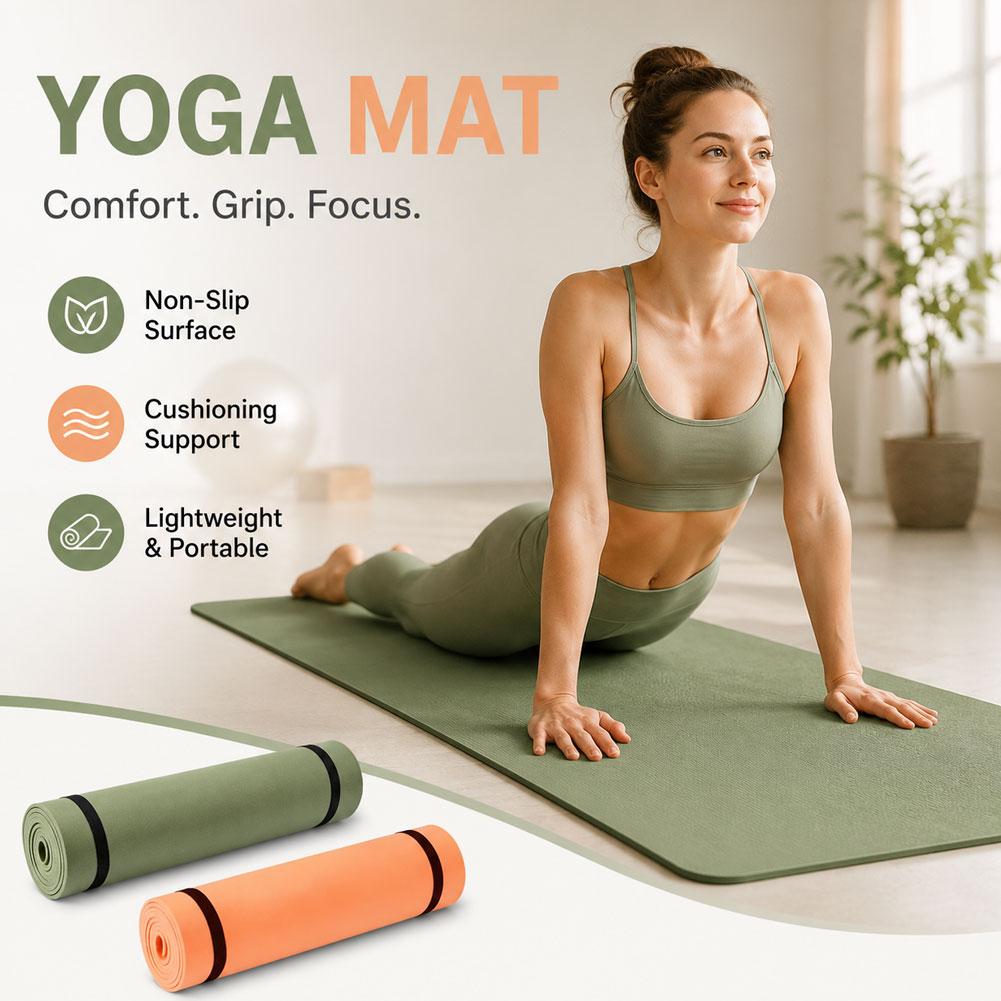 180x50cm Yoga Mats Anti-slip S - Pilates Yoga Shoes ulasan dan harga