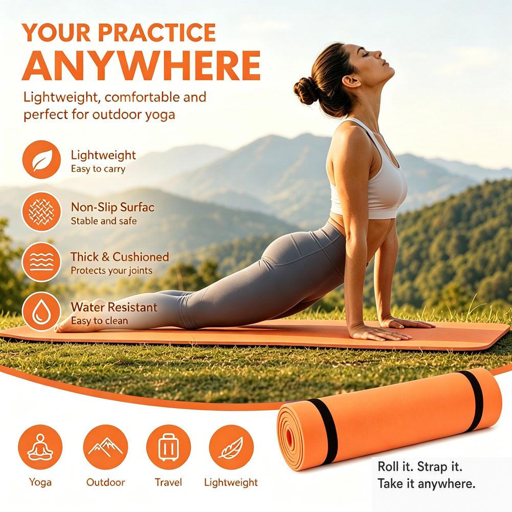 180x50cm Yoga Mats Anti-slip S - Pilates Yoga Shoes ulasan dan harga