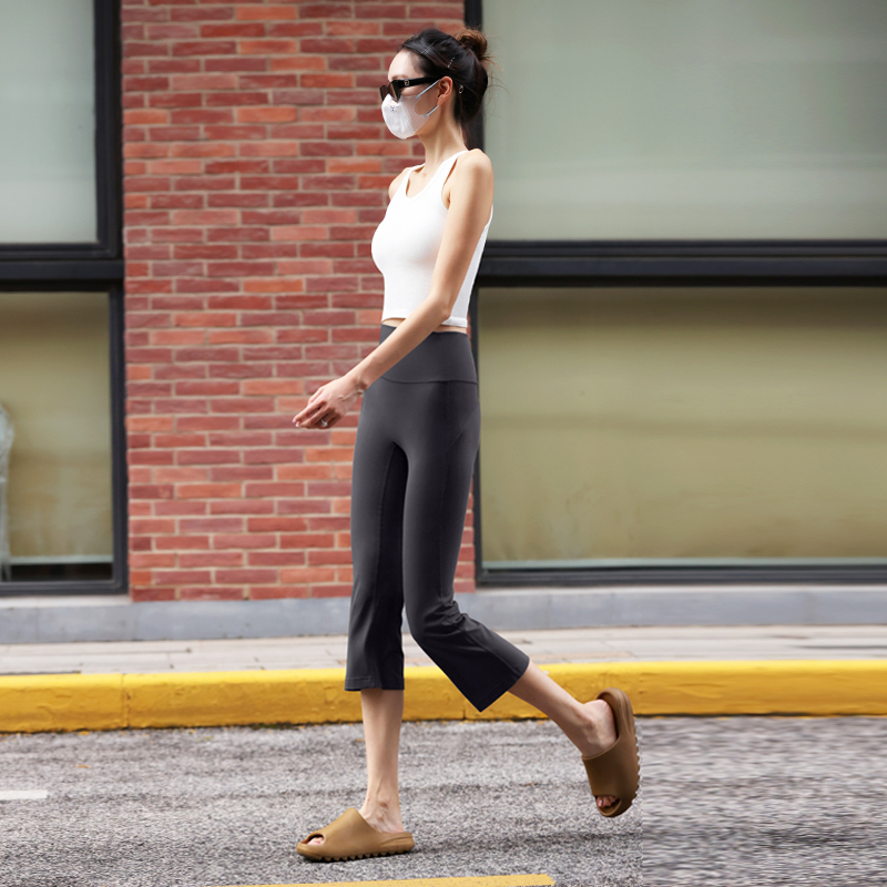 Cropped Flared Yoga Pants for  - Pilates Yoga Roma ulasan dan harga
