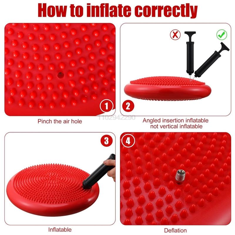 13.5in / 34cm Inflated Wobble  - Exercise Disc Inflatable ulasan dan harga