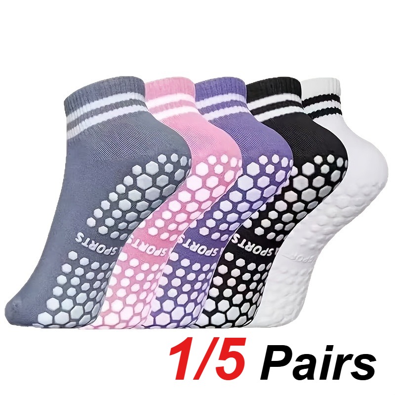 1/5 Pair Women's Silicone Anti - Pilates Yoga Fitness ulasan dan harga