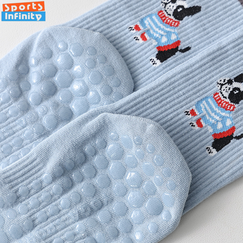 Cute Dog Print Yoga Socks Anti - Pilates Yoga Fitness ulasan dan harga