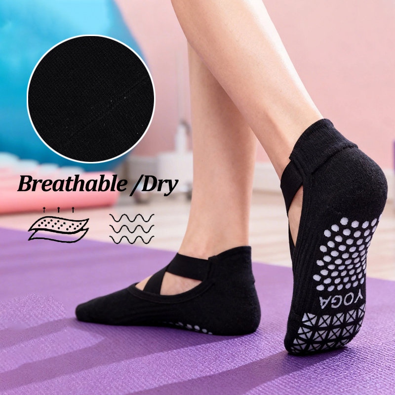 Women Non-Slip Yoga Socks Sili - Pilates Yoga Fitness ulasan dan harga