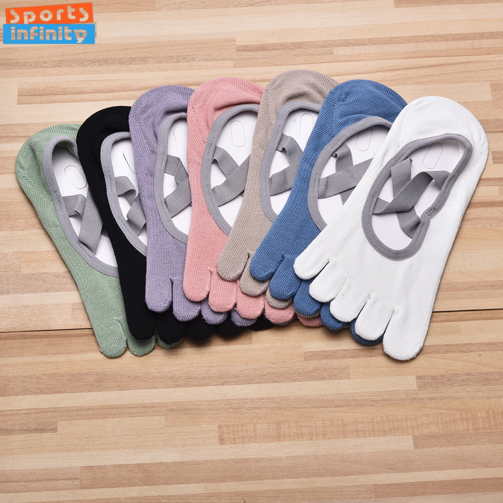 Women's Strap Five Finger Anti - Yoga Strap Cotton ulasan dan harga