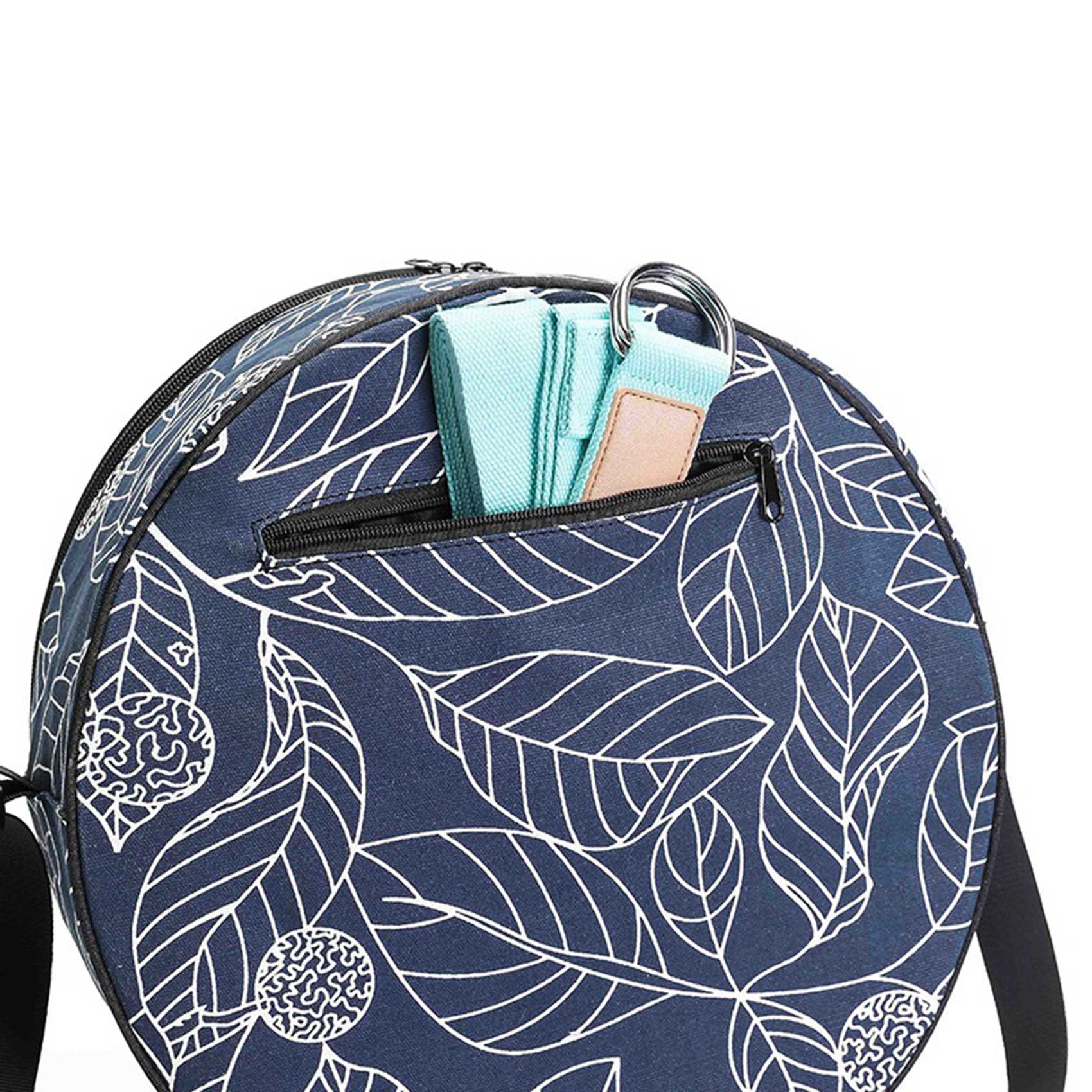 AEF6-2Pcs 33X14cm Canvas Yoga  - Yoga Wheel Dharma ulasan dan harga
