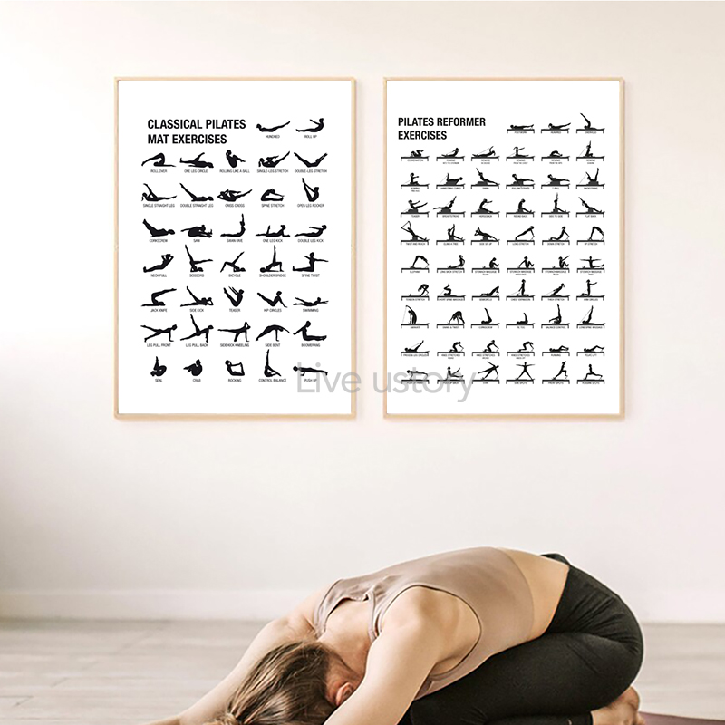 Frameless Pilates Workout Char - Pilates Yoga Fitness ulasan dan harga
