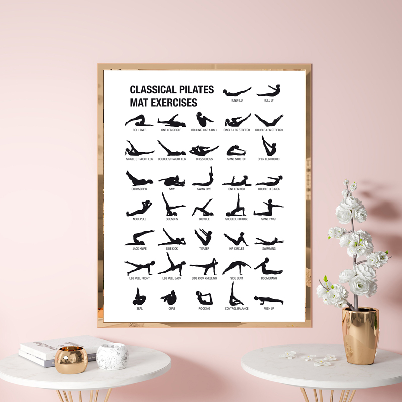 Frameless Pilates Workout Char - Pilates Yoga Fitness ulasan dan harga