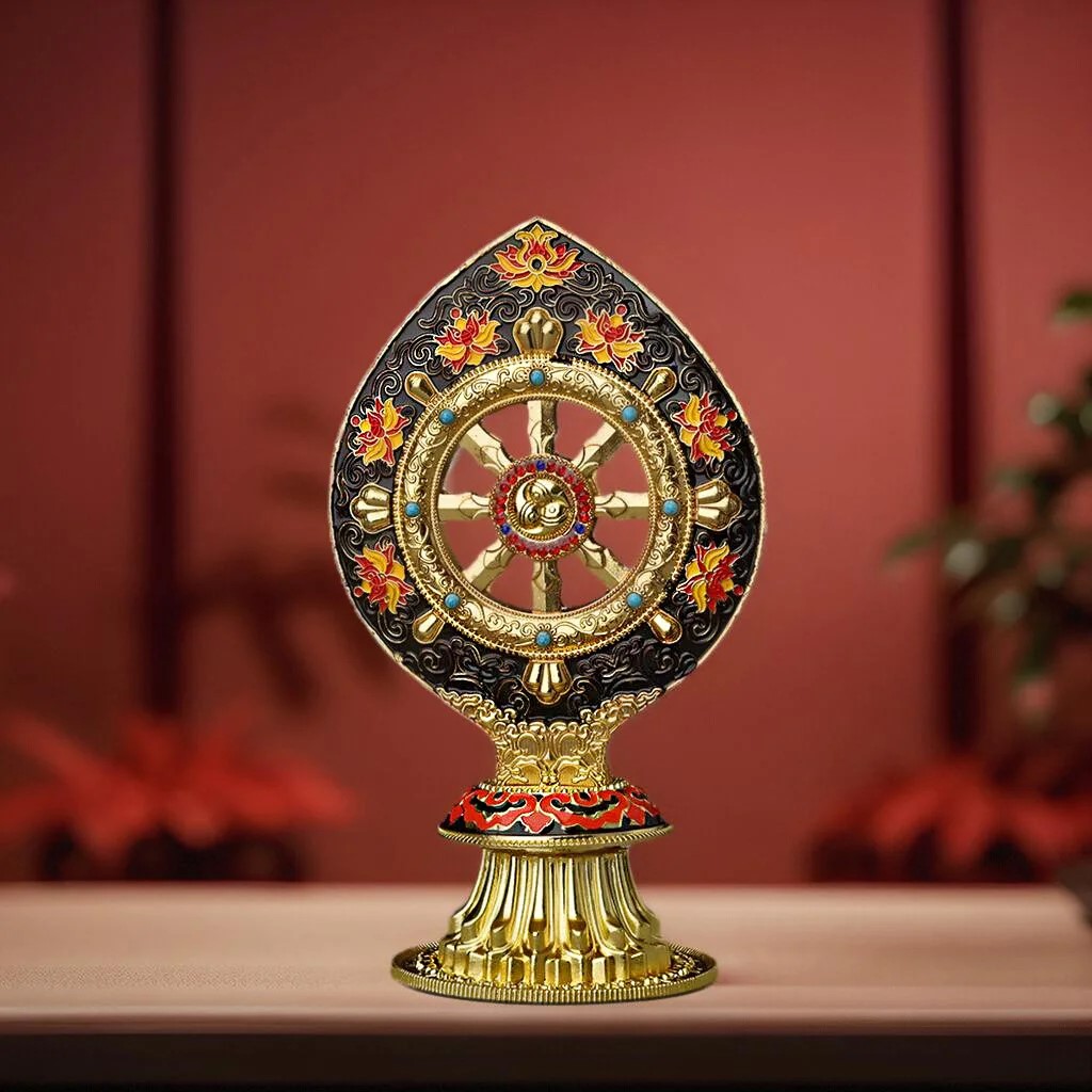 Tibetan Dharma Wheel Decor for - Yoga Wheel Dharma ulasan dan harga