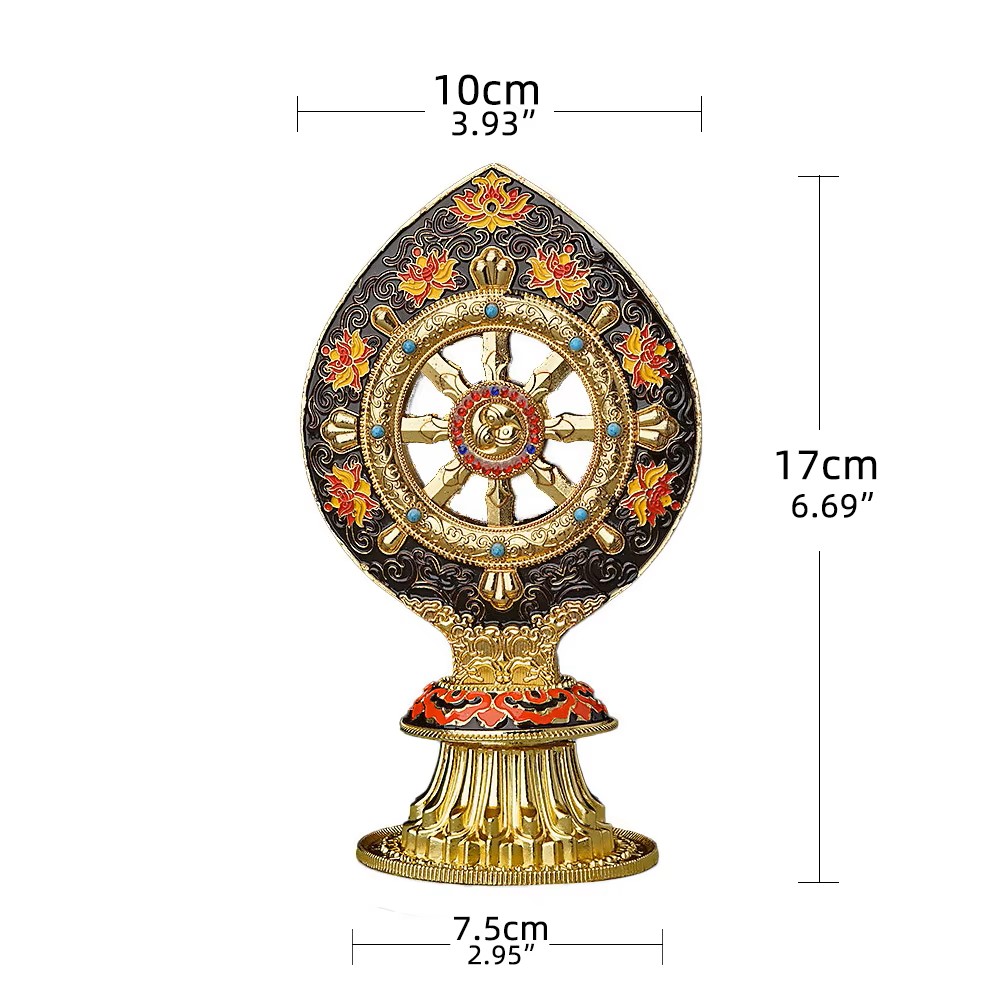 Tibetan Dharma Wheel Decor for - Yoga Wheel Dharma ulasan dan harga