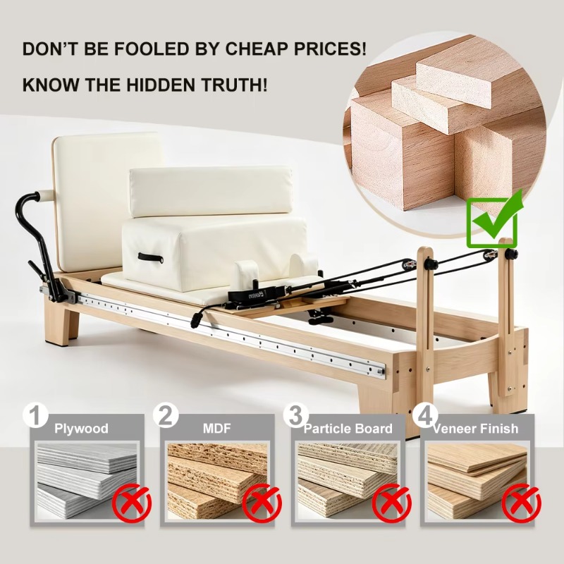 Professional Adjustable Wood P - Pilates And Yoga Studio ulasan dan harga