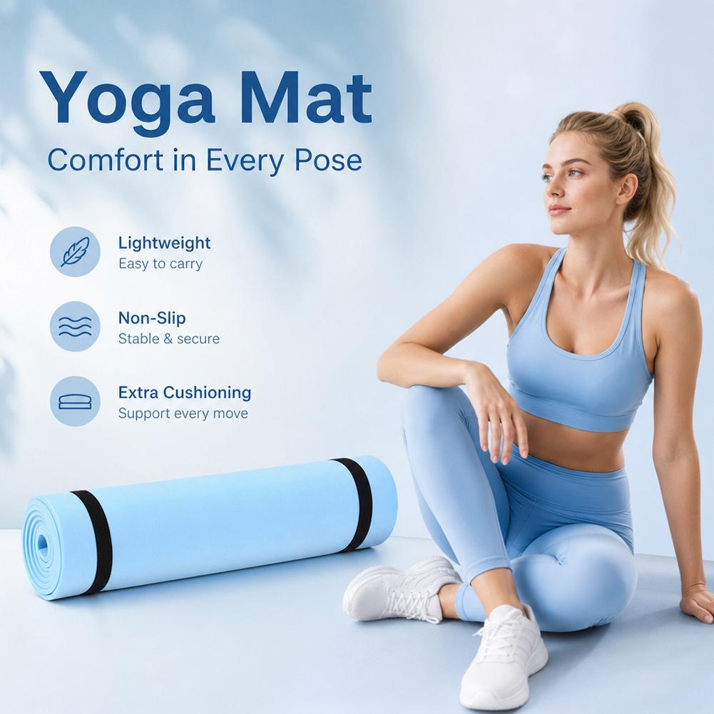 1/2Pcs Thick Yoga Mat Anti-ski - Pilates Yoga Shoes ulasan dan harga