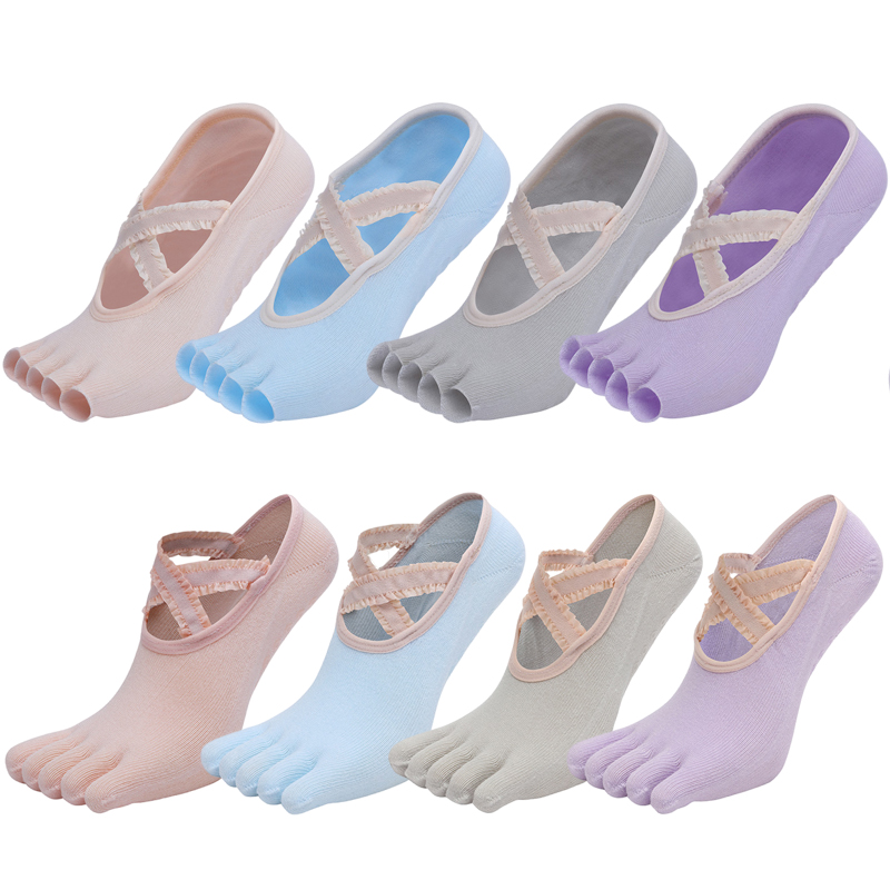 Five Finger Yoga Socks Lace Cr - Yoga Strap Cotton ulasan dan harga