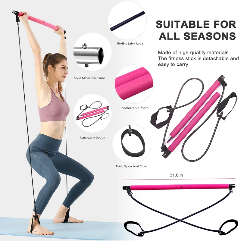 Fitness Bar Yoga Chest Expansi - Pilates And Yoga Combined ulasan dan harga